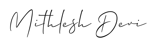 The Allison_Script handwriting style adds charm and authenticity to name Mithlesh Devi. A wonderful choice for personal thank-you notes. Mithlesh Devi signature style 2 images and pictures png