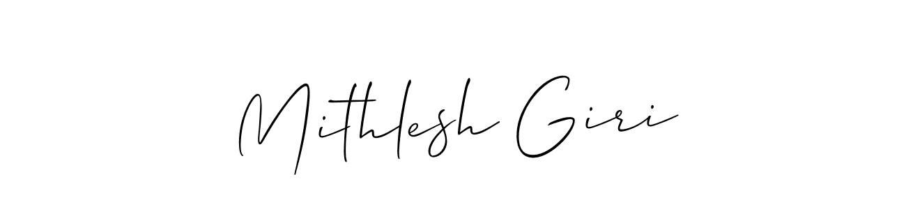 Once you've used our free online signature maker to create your best signature Allison_Script style, it's time to enjoy all of the benefits that Mithlesh Giri name signing documents. Mithlesh Giri signature style 2 images and pictures png