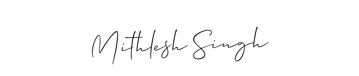 Once you've used our free online signature maker to create your best signature Allison_Script style, it's time to enjoy all of the benefits that Mithlesh Singh name signing documents. Mithlesh Singh signature style 2 images and pictures png