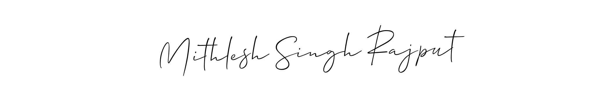 if you are searching for the best signature style for your name Mithlesh Singh Rajput. so please give up your signature search. here we have designed multiple signature styles  using Allison_Script. Mithlesh Singh Rajput signature style 2 images and pictures png