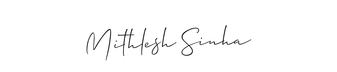 Also You can easily find your signature by using the search form. We will create Mithlesh Sinha name handwritten signature images for you free of cost using Allison_Script sign style. Mithlesh Sinha signature style 2 images and pictures png