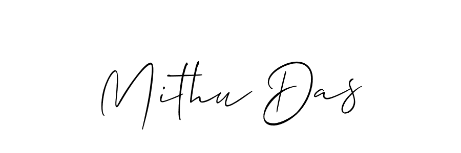 if you are searching for the best signature style for your name Mithu Das. so please give up your signature search. here we have designed multiple signature styles  using Allison_Script. Mithu Das signature style 2 images and pictures png
