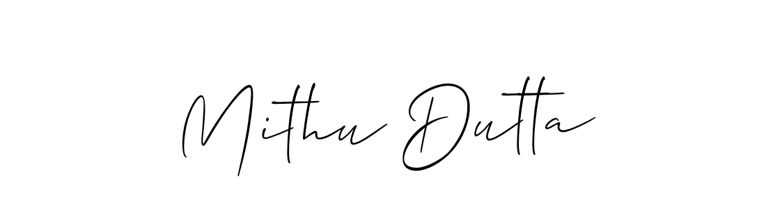 You can use this online signature creator to create a handwritten signature for the name Mithu Dutta. This is the best online autograph maker. Mithu Dutta signature style 2 images and pictures png