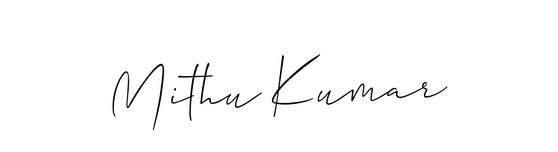 Also You can easily find your signature by using the search form. We will create Mithu Kumar name handwritten signature images for you free of cost using Allison_Script sign style. Mithu Kumar signature style 2 images and pictures png