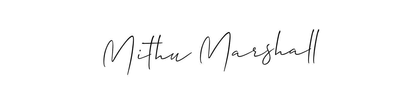 Best and Professional Signature Style for Mithu Marshall. Allison_Script Best Signature Style Collection. Mithu Marshall signature style 2 images and pictures png