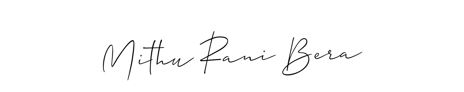 See photos of Mithu Rani Bera official signature by Spectra . Check more albums & portfolios. Read reviews & check more about Allison_Script font. Mithu Rani Bera signature style 2 images and pictures png