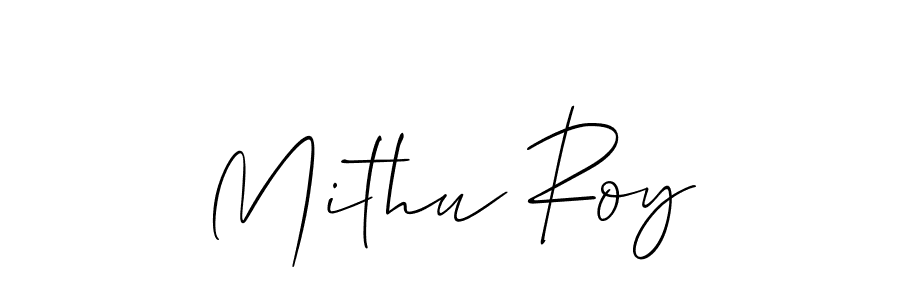 You can use this online signature creator to create a handwritten signature for the name Mithu Roy. This is the best online autograph maker. Mithu Roy signature style 2 images and pictures png