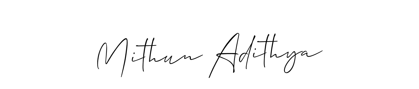 See photos of Mithun Adithya official signature by Spectra . Check more albums & portfolios. Read reviews & check more about Allison_Script font. Mithun Adithya signature style 2 images and pictures png