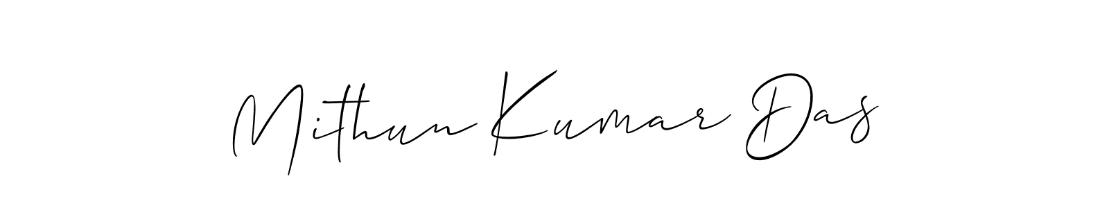 Also You can easily find your signature by using the search form. We will create Mithun Kumar Das name handwritten signature images for you free of cost using Allison_Script sign style. Mithun Kumar Das signature style 2 images and pictures png