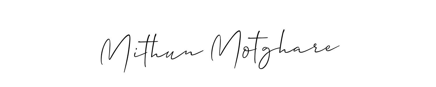 Best and Professional Signature Style for Mithun Motghare. Allison_Script Best Signature Style Collection. Mithun Motghare signature style 2 images and pictures png