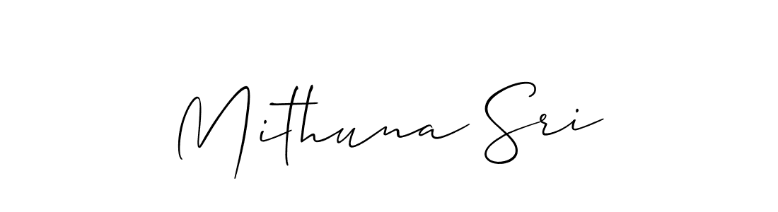 Make a beautiful signature design for name Mithuna Sri. Use this online signature maker to create a handwritten signature for free. Mithuna Sri signature style 2 images and pictures png