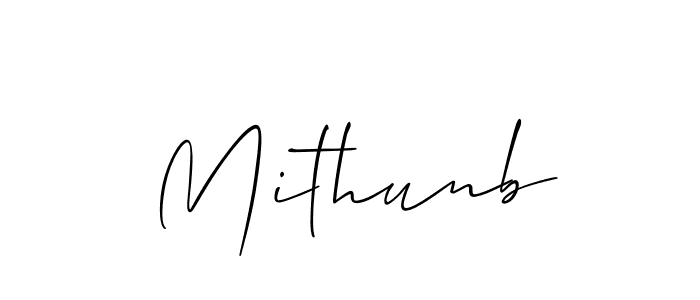 You should practise on your own different ways (Allison_Script) to write your name (Mithunb) in signature. don't let someone else do it for you. Mithunb signature style 2 images and pictures png