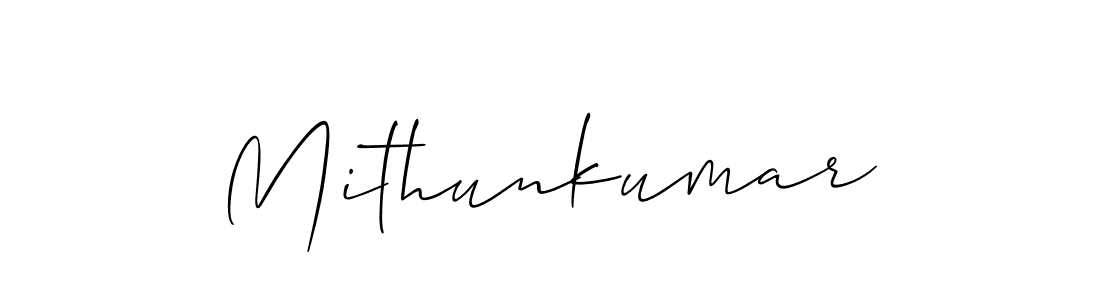 Best and Professional Signature Style for Mithunkumar. Allison_Script Best Signature Style Collection. Mithunkumar signature style 2 images and pictures png