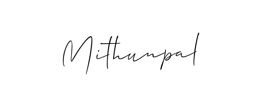 Best and Professional Signature Style for Mithunpal. Allison_Script Best Signature Style Collection. Mithunpal signature style 2 images and pictures png