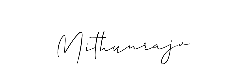 Also You can easily find your signature by using the search form. We will create Mithunrajv name handwritten signature images for you free of cost using Allison_Script sign style. Mithunrajv signature style 2 images and pictures png