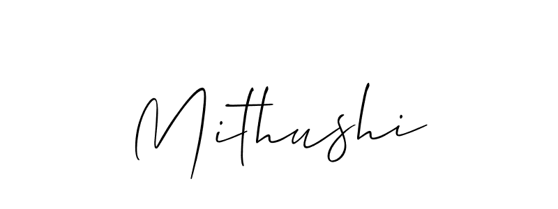 Make a beautiful signature design for name Mithushi. Use this online signature maker to create a handwritten signature for free. Mithushi signature style 2 images and pictures png