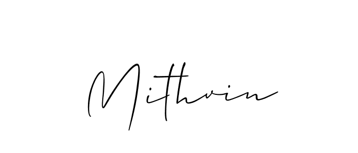 How to Draw Mithvin signature style? Allison_Script is a latest design signature styles for name Mithvin. Mithvin signature style 2 images and pictures png