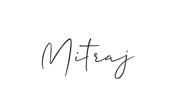 Design your own signature with our free online signature maker. With this signature software, you can create a handwritten (Allison_Script) signature for name Mitraj. Mitraj signature style 2 images and pictures png