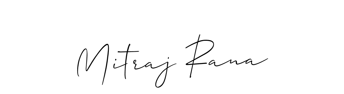 Also we have Mitraj Rana name is the best signature style. Create professional handwritten signature collection using Allison_Script autograph style. Mitraj Rana signature style 2 images and pictures png