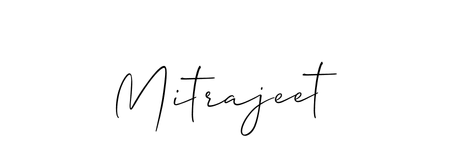 Make a short Mitrajeet signature style. Manage your documents anywhere anytime using Allison_Script. Create and add eSignatures, submit forms, share and send files easily. Mitrajeet signature style 2 images and pictures png