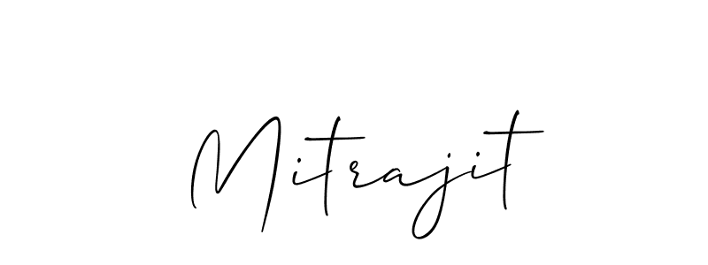 Mitrajit stylish signature style. Best Handwritten Sign (Allison_Script) for my name. Handwritten Signature Collection Ideas for my name Mitrajit. Mitrajit signature style 2 images and pictures png