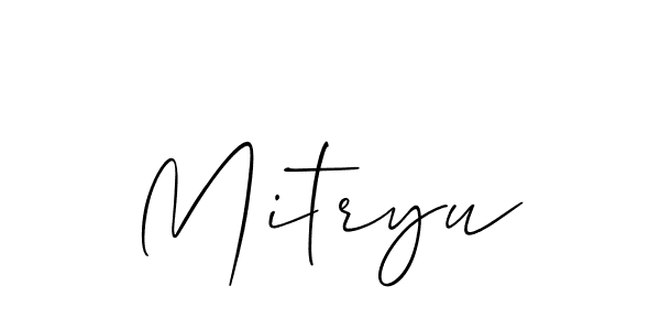 How to Draw Mitryu signature style? Allison_Script is a latest design signature styles for name Mitryu. Mitryu signature style 2 images and pictures png