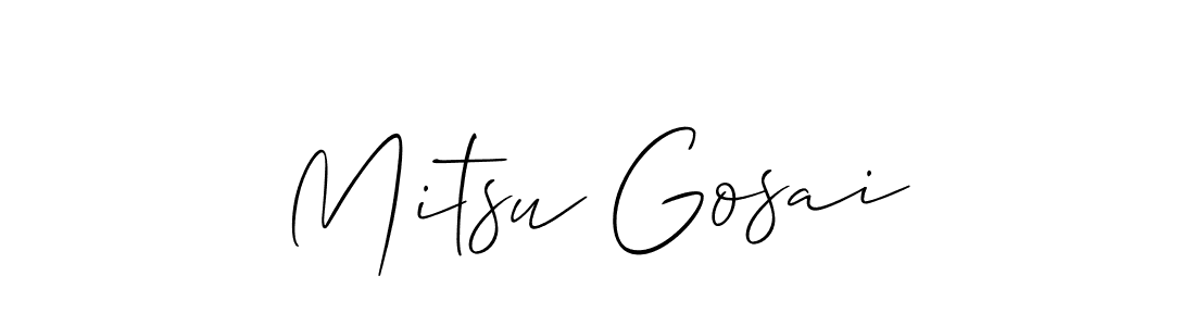 This is the best signature style for the Mitsu Gosai name. Also you like these signature font (Allison_Script). Mix name signature. Mitsu Gosai signature style 2 images and pictures png
