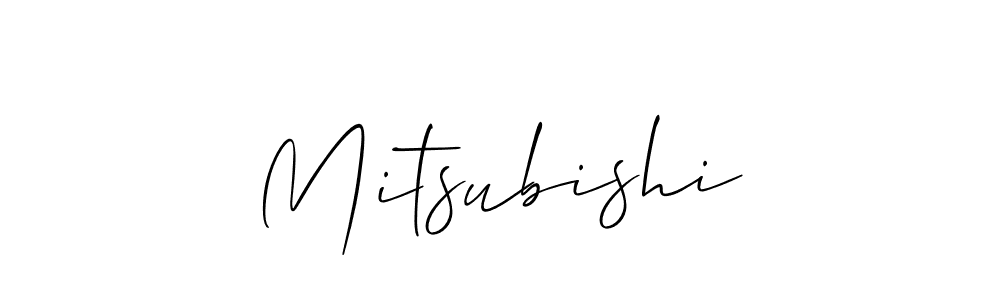 Use a signature maker to create a handwritten signature online. With this signature software, you can design (Allison_Script) your own signature for name Mitsubishi. Mitsubishi signature style 2 images and pictures png