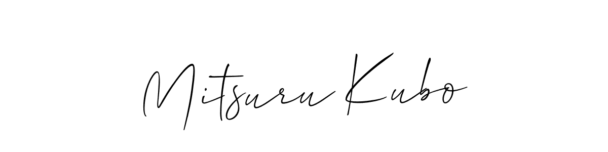 The best way (Allison_Script) to make a short signature is to pick only two or three words in your name. The name Mitsuru Kubo include a total of six letters. For converting this name. Mitsuru Kubo signature style 2 images and pictures png