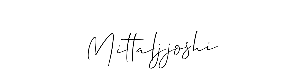 Mittaljjoshi stylish signature style. Best Handwritten Sign (Allison_Script) for my name. Handwritten Signature Collection Ideas for my name Mittaljjoshi. Mittaljjoshi signature style 2 images and pictures png