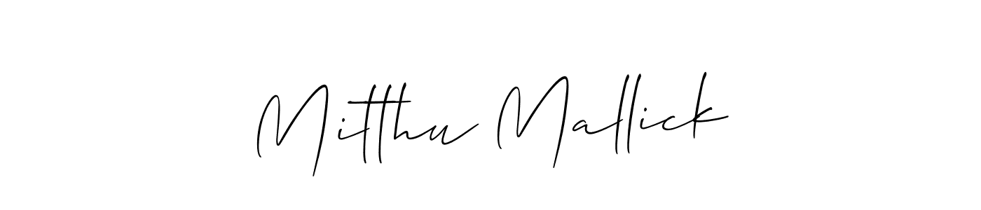 Also You can easily find your signature by using the search form. We will create Mitthu Mallick name handwritten signature images for you free of cost using Allison_Script sign style. Mitthu Mallick signature style 2 images and pictures png