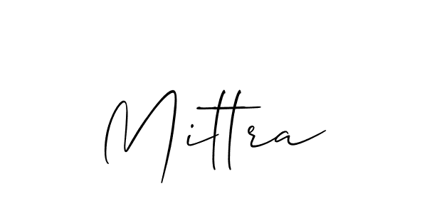 Allison_Script is a professional signature style that is perfect for those who want to add a touch of class to their signature. It is also a great choice for those who want to make their signature more unique. Get Mittra name to fancy signature for free. Mittra signature style 2 images and pictures png