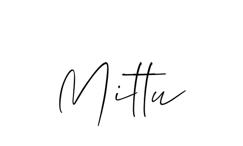 How to Draw Mittu signature style? Allison_Script is a latest design signature styles for name Mittu. Mittu signature style 2 images and pictures png