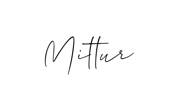 Best and Professional Signature Style for Mittur. Allison_Script Best Signature Style Collection. Mittur signature style 2 images and pictures png