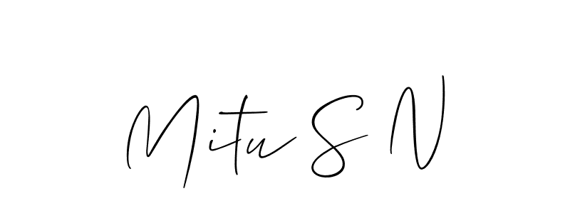 Here are the top 10 professional signature styles for the name Mitu S N. These are the best autograph styles you can use for your name. Mitu S N signature style 2 images and pictures png