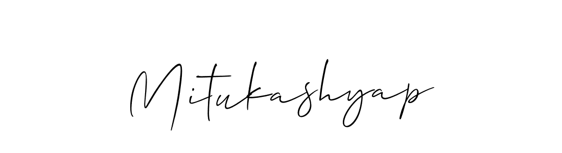 Once you've used our free online signature maker to create your best signature Allison_Script style, it's time to enjoy all of the benefits that Mitukashyap name signing documents. Mitukashyap signature style 2 images and pictures png