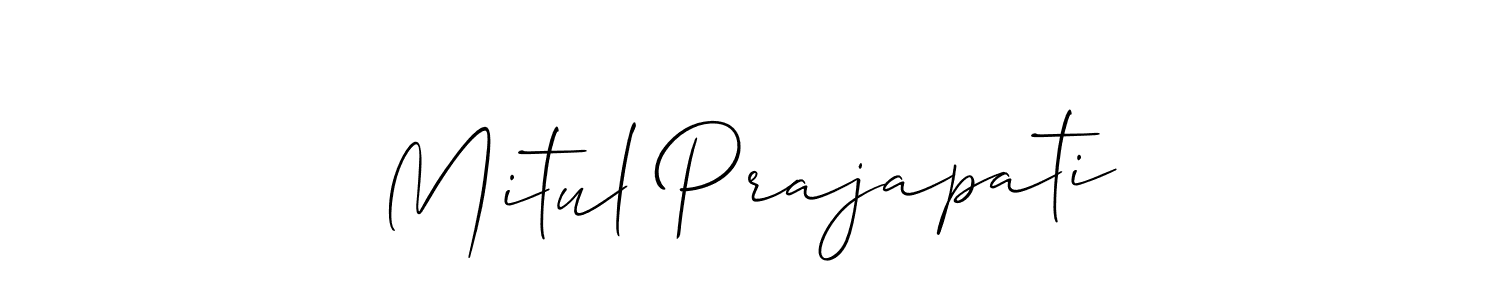 You can use this online signature creator to create a handwritten signature for the name Mitul Prajapati. This is the best online autograph maker. Mitul Prajapati signature style 2 images and pictures png