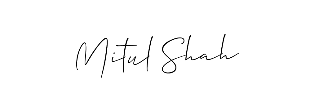 Also we have Mitul Shah name is the best signature style. Create professional handwritten signature collection using Allison_Script autograph style. Mitul Shah signature style 2 images and pictures png