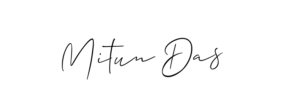 Once you've used our free online signature maker to create your best signature Allison_Script style, it's time to enjoy all of the benefits that Mitun Das name signing documents. Mitun Das signature style 2 images and pictures png