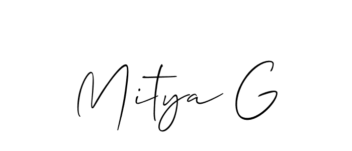 See photos of Mitya G official signature by Spectra . Check more albums & portfolios. Read reviews & check more about Allison_Script font. Mitya G signature style 2 images and pictures png