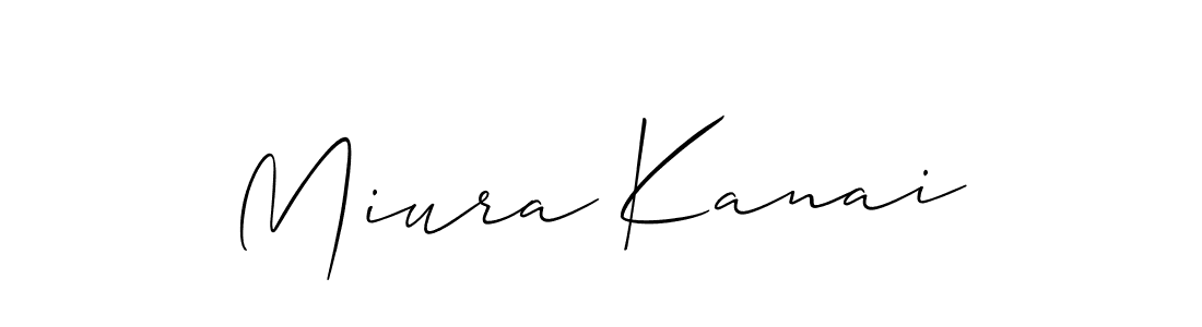 Best and Professional Signature Style for Miura Kanai. Allison_Script Best Signature Style Collection. Miura Kanai signature style 2 images and pictures png