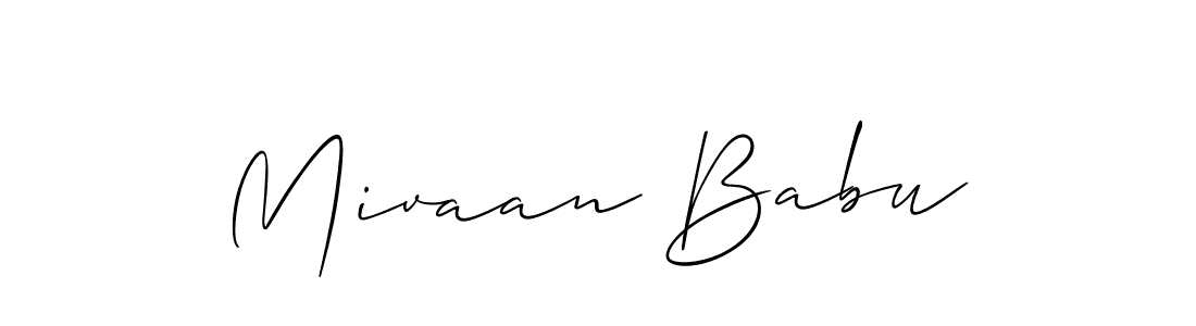 You can use this online signature creator to create a handwritten signature for the name Mivaan Babu. This is the best online autograph maker. Mivaan Babu signature style 2 images and pictures png