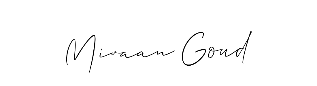 This is the best signature style for the Mivaan Goud name. Also you like these signature font (Allison_Script). Mix name signature. Mivaan Goud signature style 2 images and pictures png