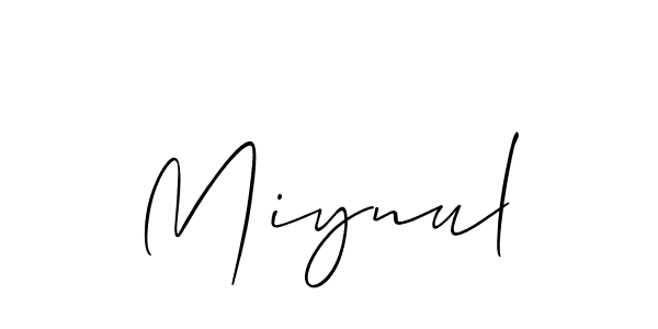 Best and Professional Signature Style for Miynul. Allison_Script Best Signature Style Collection. Miynul signature style 2 images and pictures png