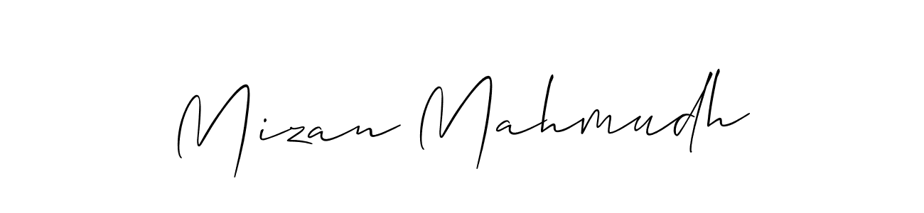 Make a beautiful signature design for name Mizan Mahmudh. Use this online signature maker to create a handwritten signature for free. Mizan Mahmudh signature style 2 images and pictures png