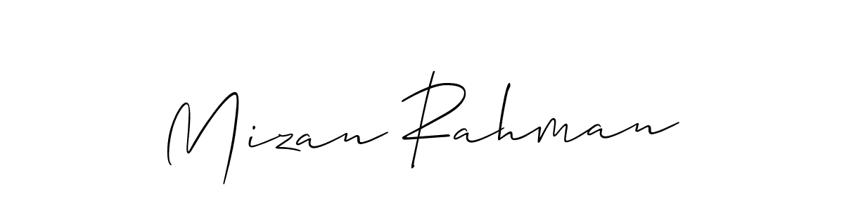 How to Draw Mizan Rahman signature style? Allison_Script is a latest design signature styles for name Mizan Rahman. Mizan Rahman signature style 2 images and pictures png