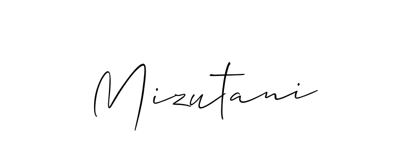 It looks lik you need a new signature style for name Mizutani. Design unique handwritten (Allison_Script) signature with our free signature maker in just a few clicks. Mizutani signature style 2 images and pictures png