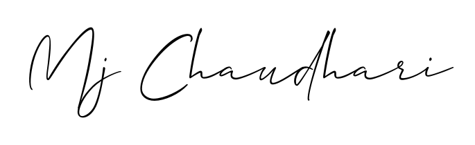Quickly download Mj Chaudhari name signature in high-resolution PNG using Allison_Script style. Ready to insert into PDFs and online applications. Mj Chaudhari signature style 2 images and pictures png