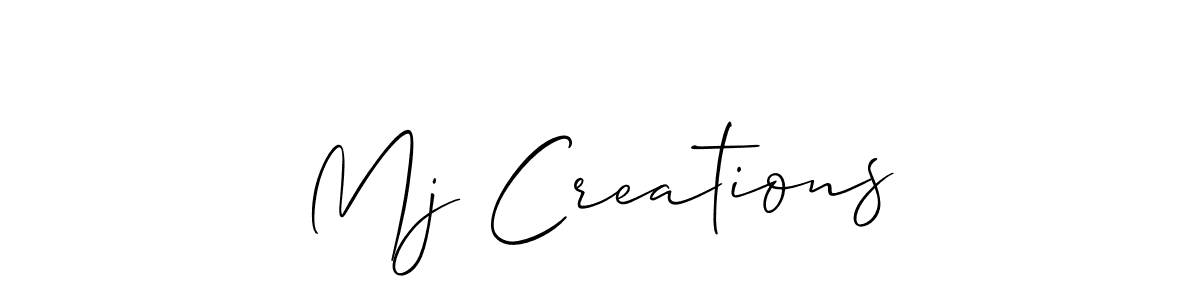 if you are searching for the best signature style for your name Mj Creations. so please give up your signature search. here we have designed multiple signature styles  using Allison_Script. Mj Creations signature style 2 images and pictures png