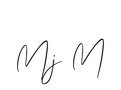 Create a beautiful signature design for name Mj M. With this signature (Allison_Script) fonts, you can make a handwritten signature for free. Mj M signature style 2 images and pictures png